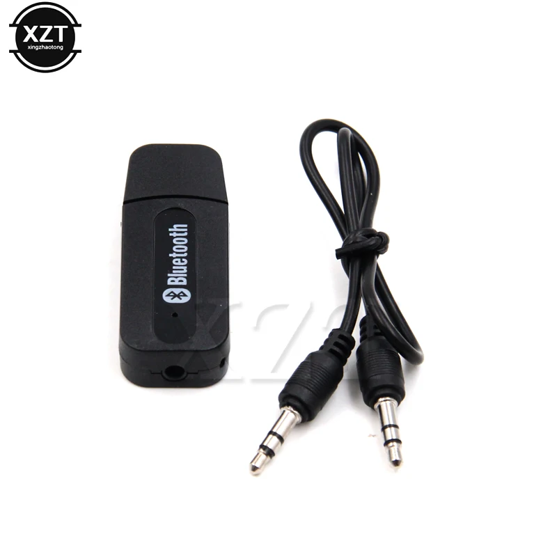 

USB-адаптер Bluetooth-совместимый 3,5 мм AUX беспроводной мини-музыкальный стерео аудиоприемник для смартфона автомобильный комплект музыкальный адаптер