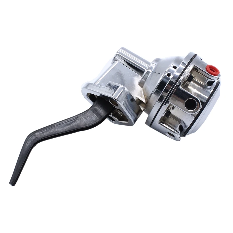 For SB Small Block Ford 221 260 289 302 351 Two Valve 80 Gph Mechanical Fuel Pump Chrome