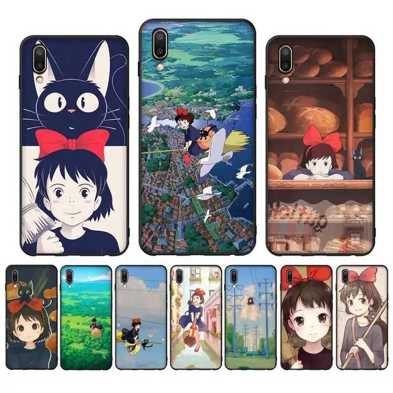 

Cartoon K-Kiki'S D-Delivery Service Phone Case for Vivo Y91C Y11 17 19 17 67 81 Oppo A9 2020 Realme c3