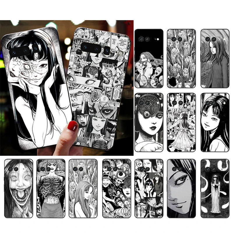 

Phone Case for Google Pixel 7 Pro 7a 6A 6 Pro 5A 4A 3A Pixel 4 XL Pixel 5 6 4 3 XL 3A XL 2 XL Tomie Junji Ito Case