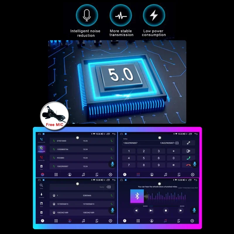 Idoing 9 &quotAndroid 12 Carplay радио мультимедийный видеоплеер для Ford Focus 3 Mk 2011-2019 навигация GPS