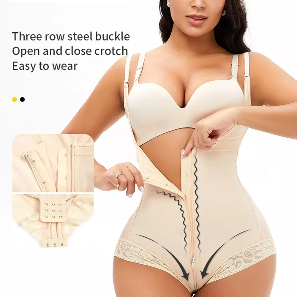 Shapewear for Women Body Shaper Tummy Control Fajas Colombianas Bodysuit Waist Trainer