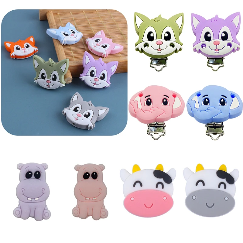 

1pcs Baby Teething Silicone Beads Nursing Necklace Beads Teether Loose Space Beads For Pacifier Chain DIY Accessories