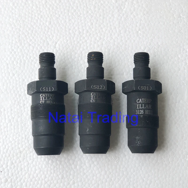 for CAT C7 C9 C-9 3126 Diesel Common Rail Injector Adaptor HEUI Fuel Injector Opening Pressure and Spray Quality Testing