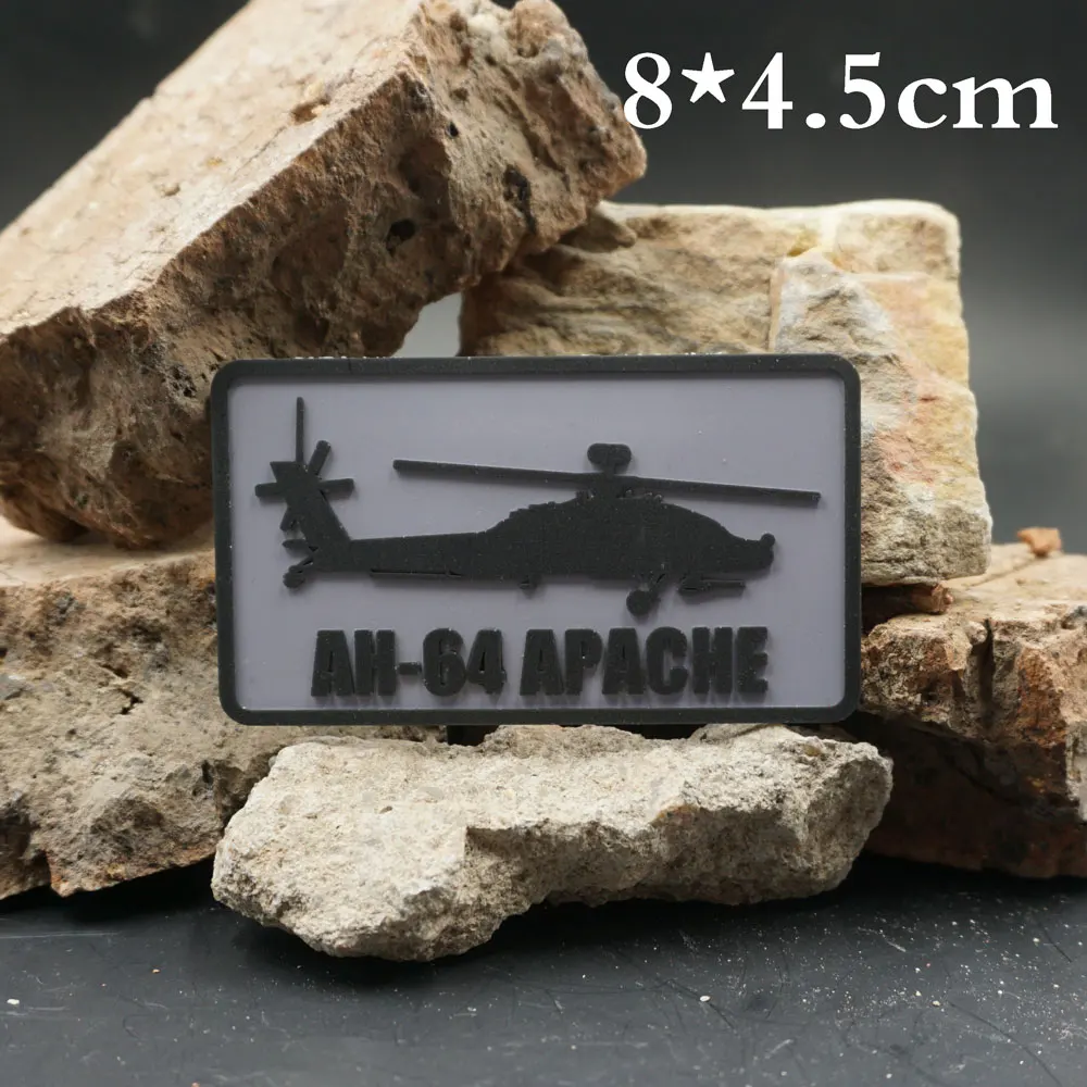 Тактические нашивки Апачи Ач-84 из ПВХ с подкладкой на липучке для рюкзаков одежды