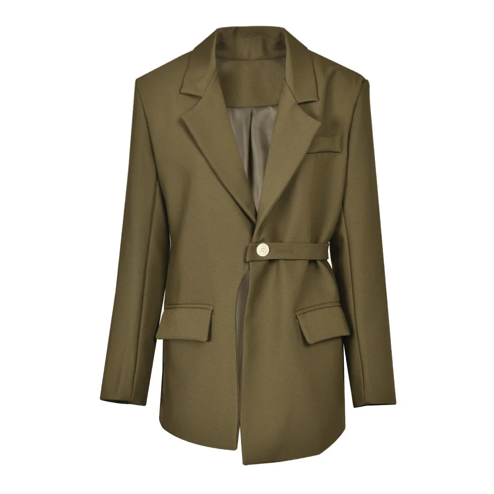 

SuperAen Korean Design Suit Autumn New Fashion Niche Suit Jacket Woman Blazer