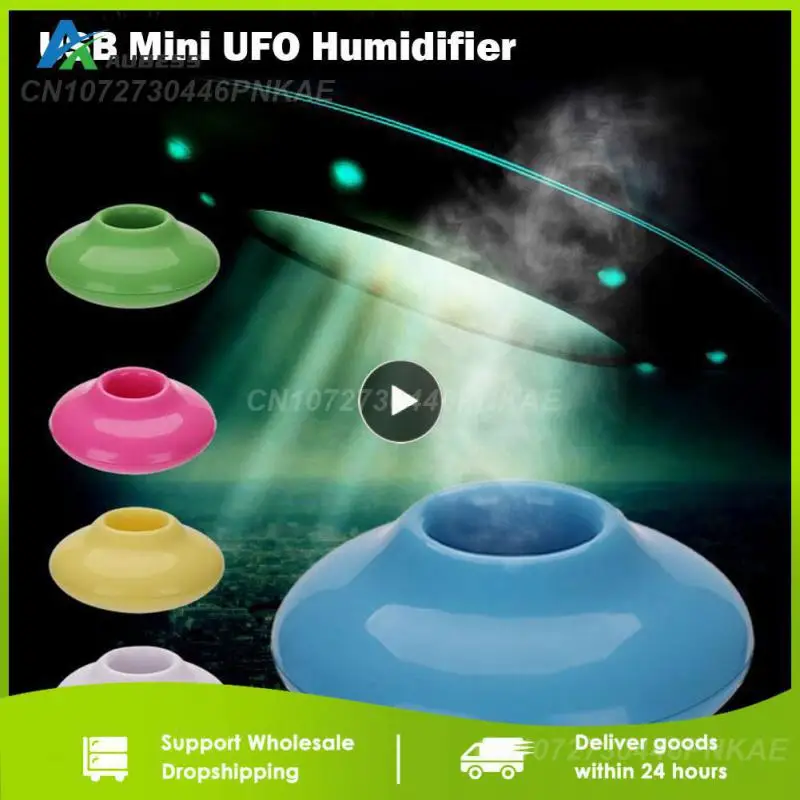 

1~10PCS Air Humidifier Waterless Automatic Shutdown Ufo Negative Ion Diffuser Steam Dc 5v Humidifier Purifier