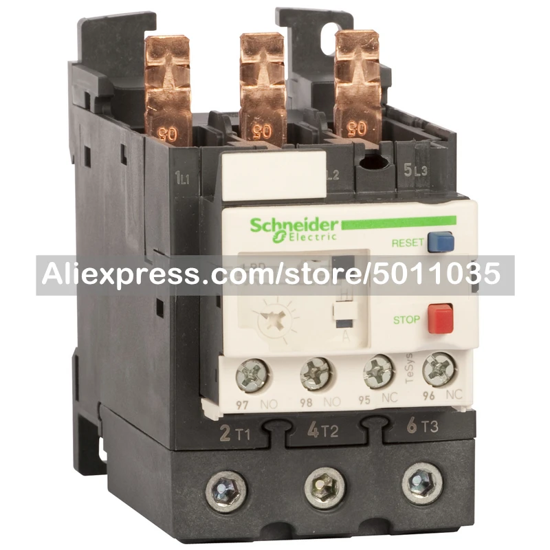 

LRD365C Schneider Electric TeSys D series thermal overload relay, setting current 48-65A 690V AC, class 10A; LRD365C