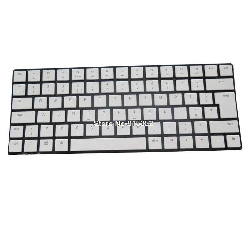 

Клавиатура для ноутбука RAZER Blade 15, улучшенная версия 2019, фотография Φ, Великобритания, белый цвет