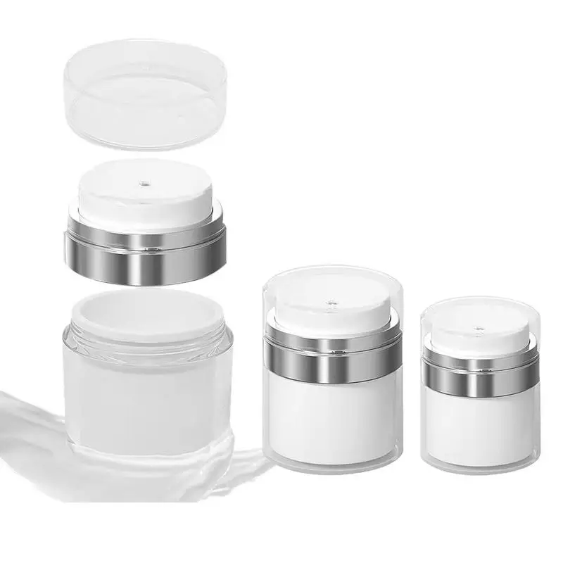 

Pump Container For Lotion Airless Cosmetic Container Bottle Refillable Container For Creams Gels & Lotions Leak-Proof Portable