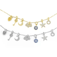 s925 sterling silver accessories manual diy earrings earrings accessories necklace bracelet pendant diamond pendant wholesale