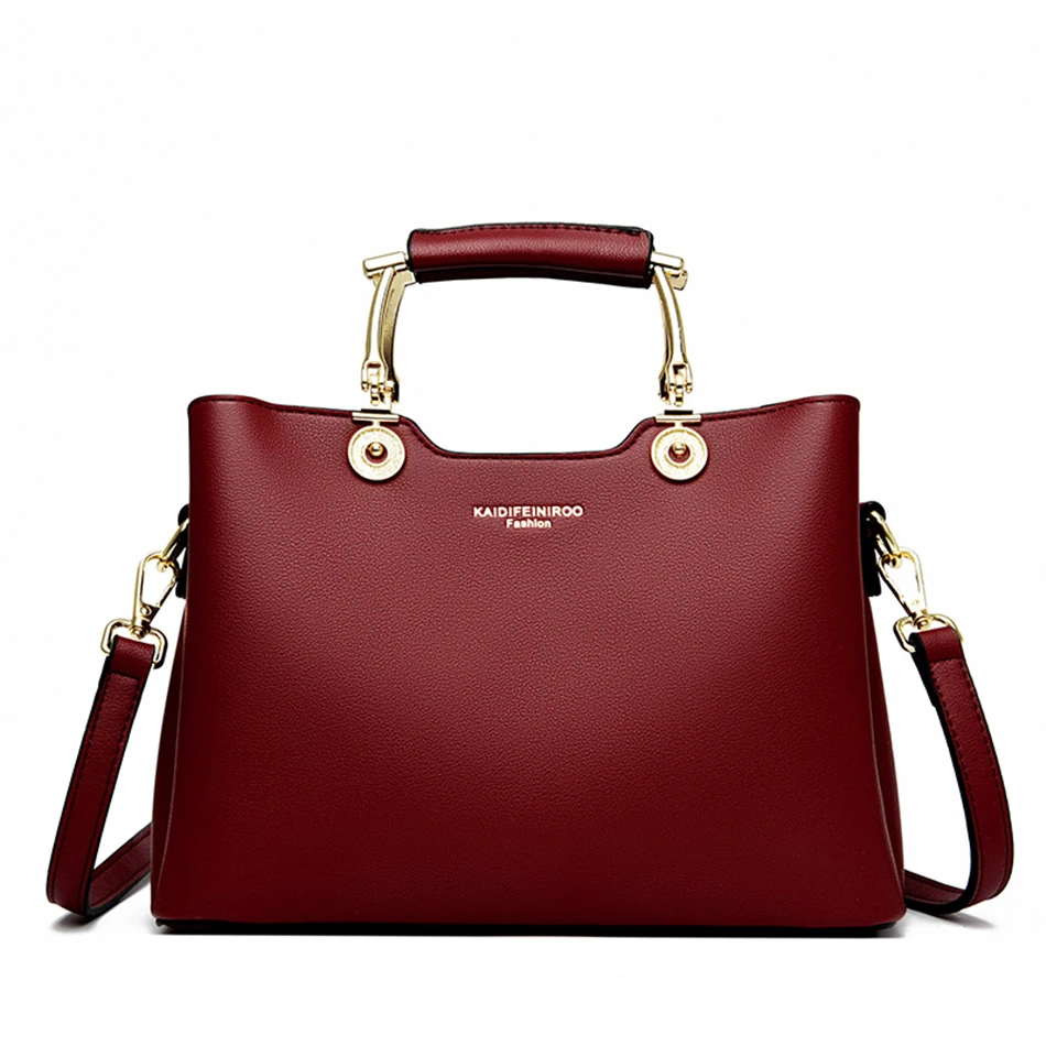 

Luxury Designer 3 Layers Shoulder Bag for Women Crossbody Bags Brand Messenger Tote Bag 2023 Women High-quality Leather Handbags