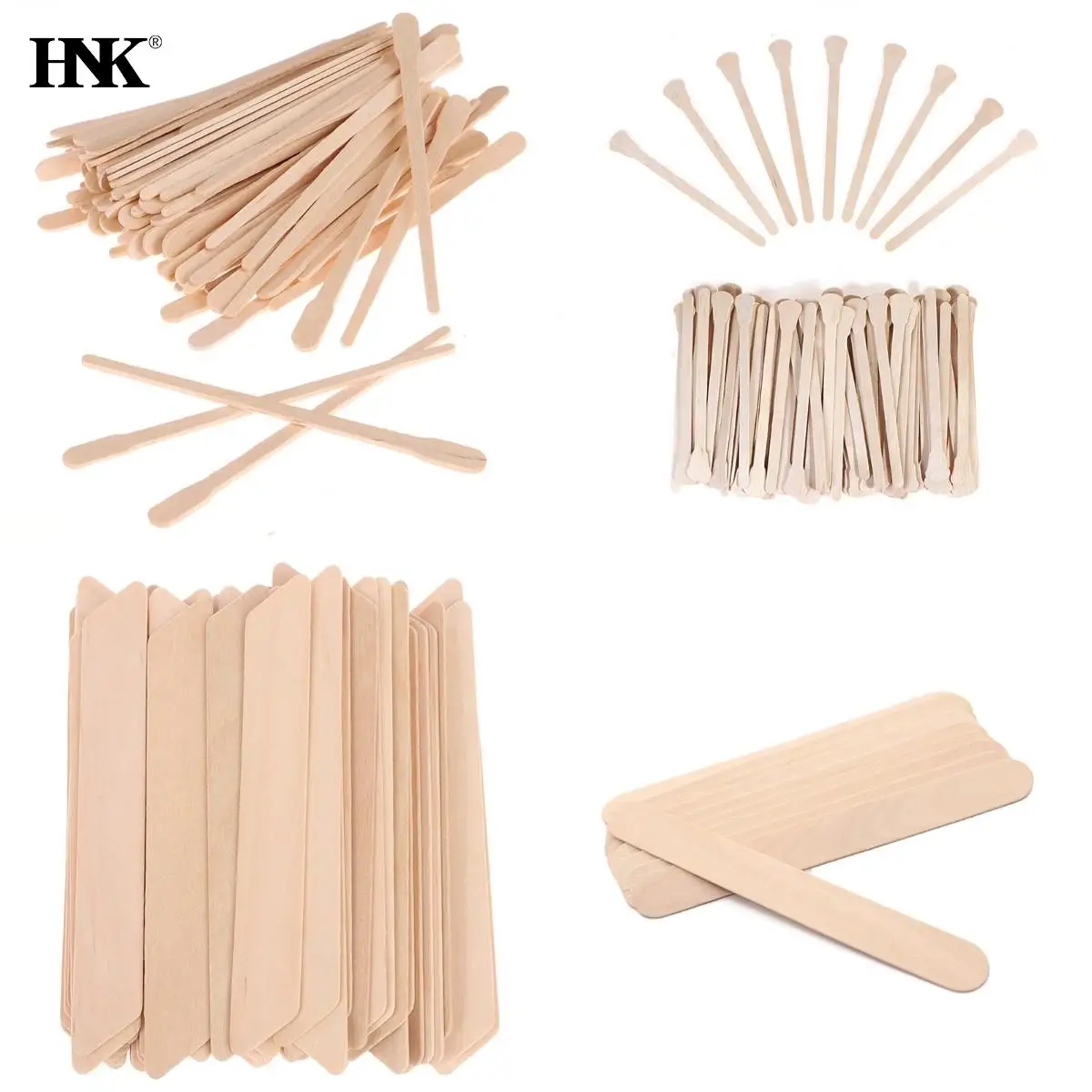 

50/100pcs Disposable Wooden Waxing Stick Wax Bean Wiping Wax Tool Hair Removal Beauty Bar Body Beauty Tool Tongue Depressor