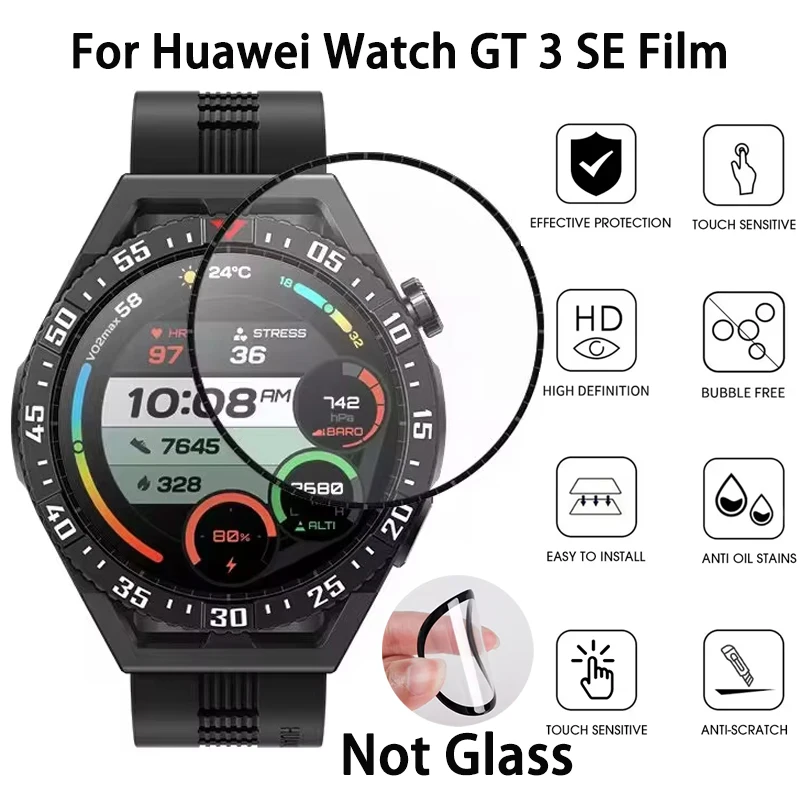 Защитная пленка для экрана Huawei Watch GT3 SE 3D-защитный чехол с изогнутыми краями и