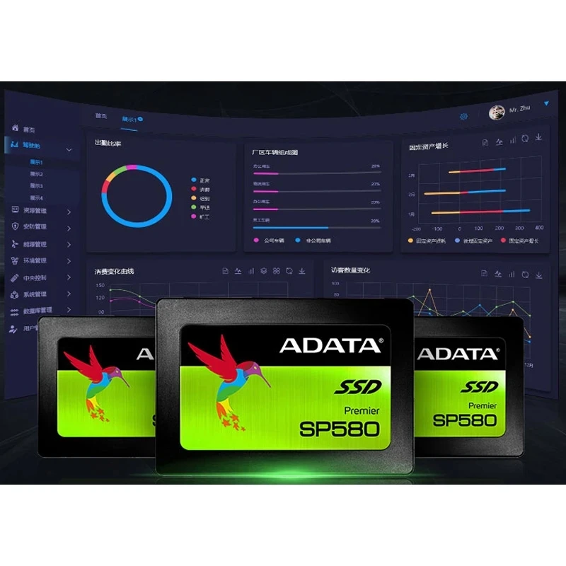 ADATA SP580 SATA SSD 120 ГБ 240 480 2 5 дюйма 3 Внутренний твердотельный диск HDD жесткий HD для