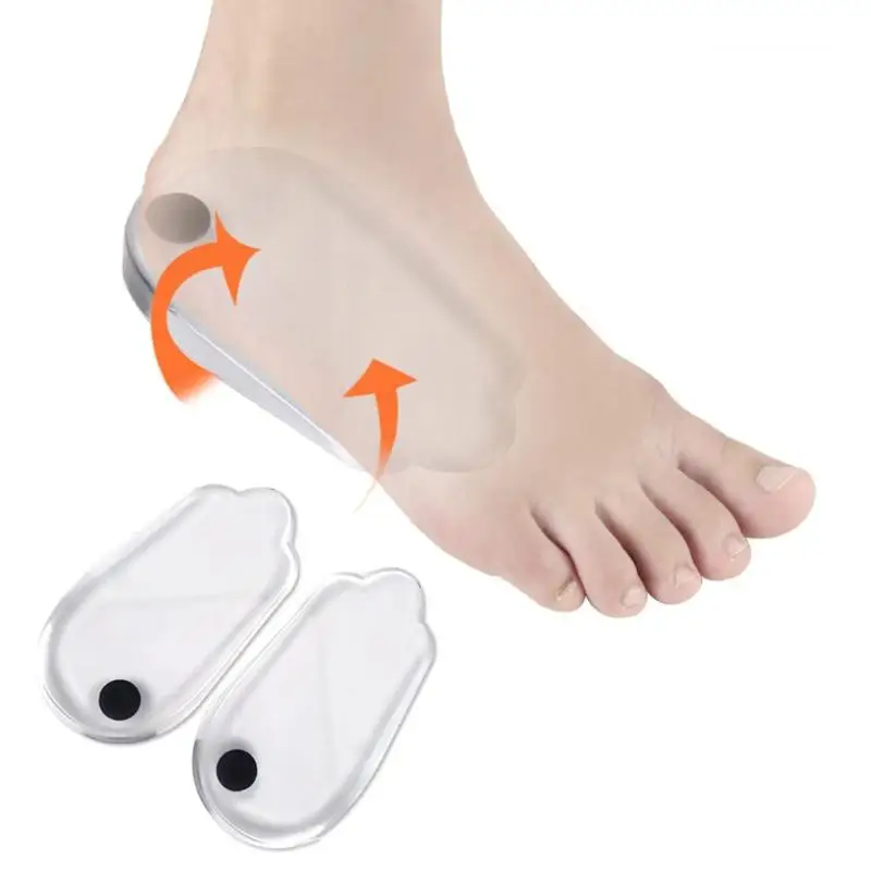 

1Pair Magnetic Massage Insoles Gel O/X Type Leg Orthotics Heel Pad Corrective Drop Shipping