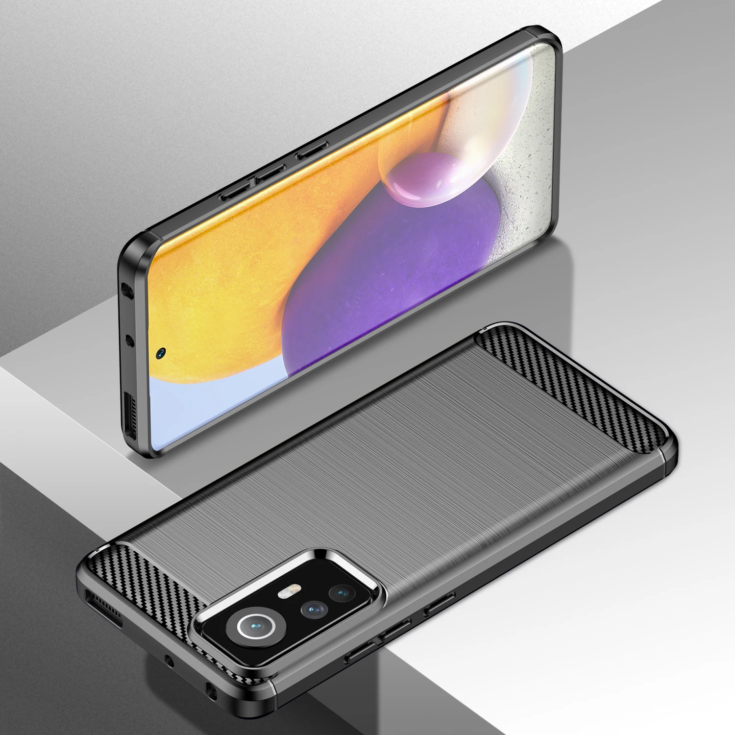 For Xiaomi 12 Lite Case Silicone for Mi 12 12X 12S Pro 12 Ultra 11 11T Pro Lite Cover TPU Rubber Fiber Slim For Xiaomi 12 Case