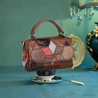 womens messenger shoulder bags cowhide famous brand small totes fashion genuine leather multifunction retro designer handbag