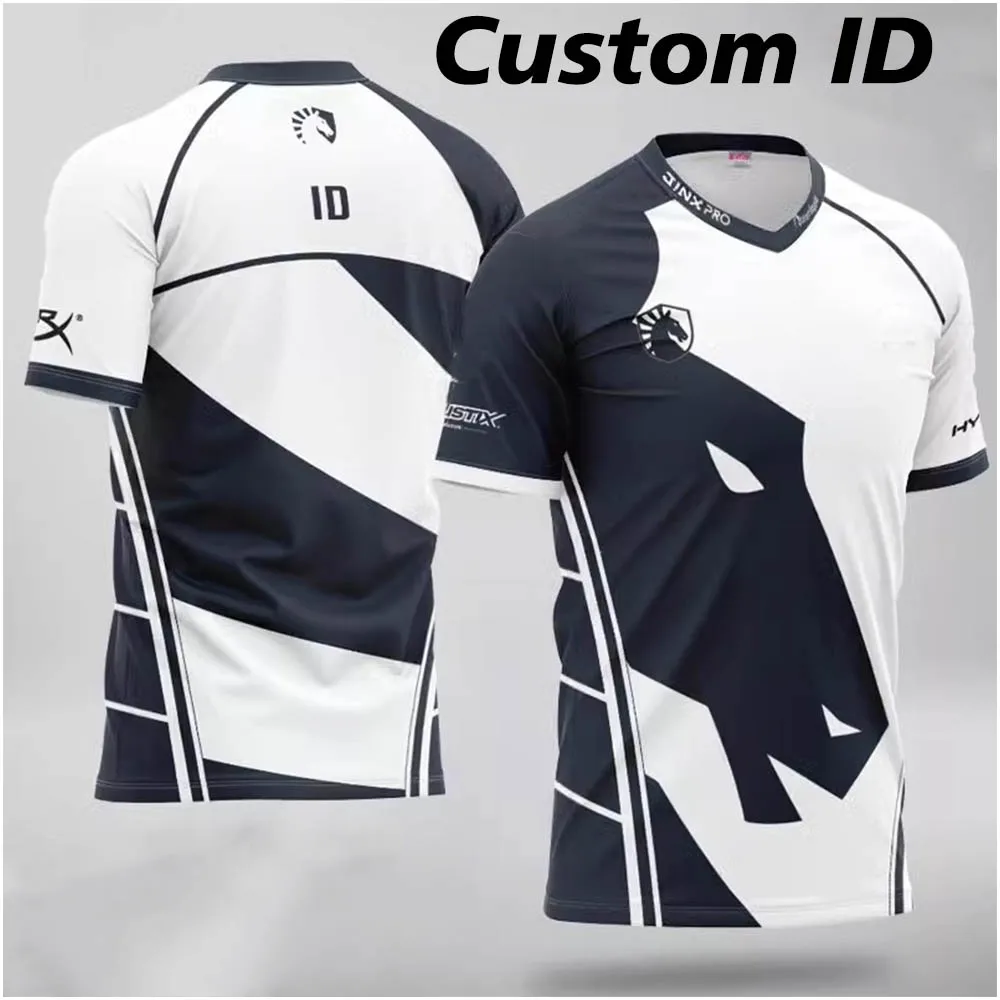 

Team Liquid 2023 eSports Team Suit Customizable Name ID Men's T-shirt CSGO Loose Short Sleeve Top Sports Men's Clothing