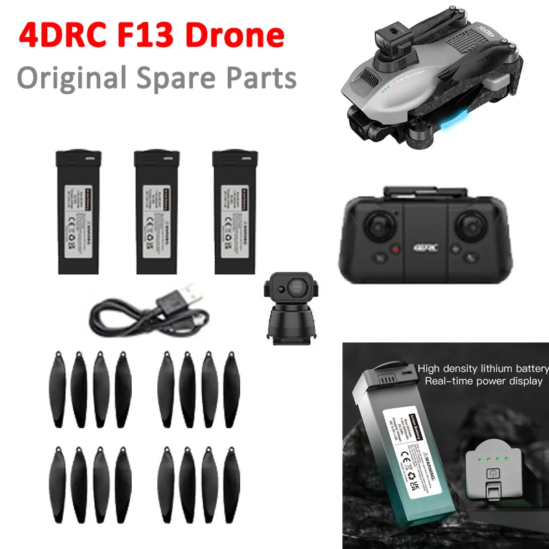 

4DRC F13 GPS Drone EIS Quadcopter Spare Parts Propeller Blade Wing Battery USB Charger Controller Obstacle Avoidance Motor Arm