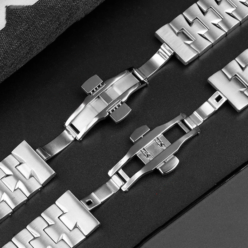 Stainless Steel Watch Band For VACHERON CONSTANTIN Strap Watchband Overseas 24mm*7mm Men's Watch Accessories