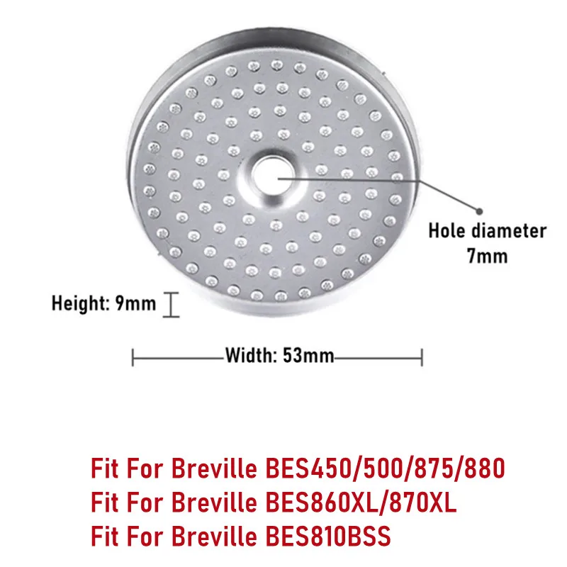 

Фильтр для отвода воды кофемашин Breville BES450/500/875/880/BES860XL/870XL/BES810BSS, сетка для душевой группы кофемашины