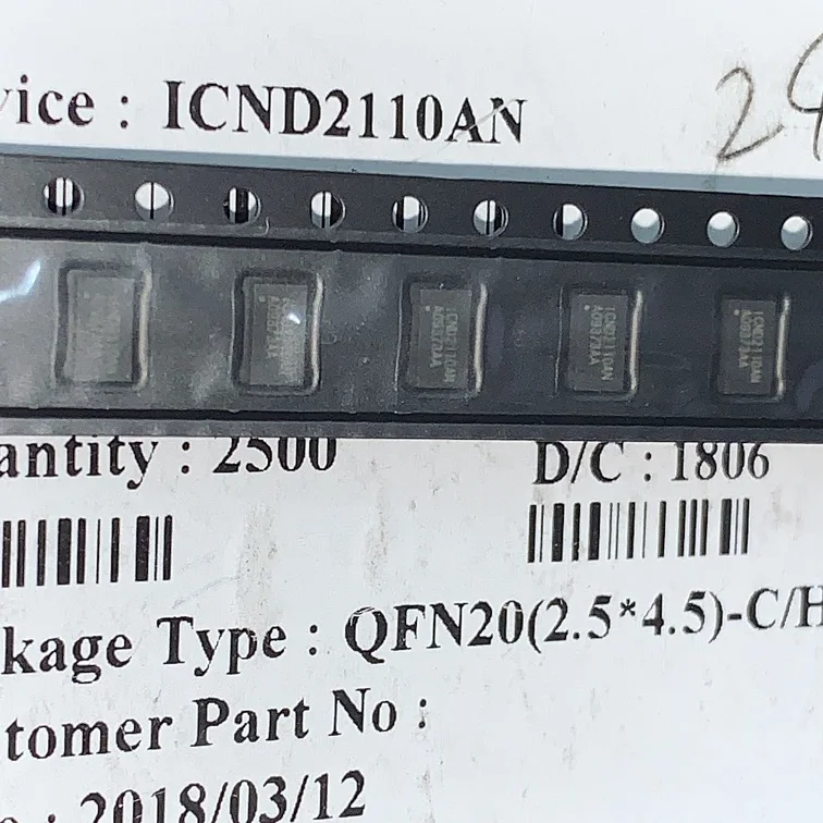 

Бесплатная доставка ICND2110AN QFN20 10 шт.