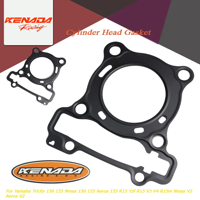 Прокладка головки блока цилиндров Kenada Racing для Yamaha Tricity/Nmax/Aerox 150 155 R15 Yzf-R15 V3 V4 R15m