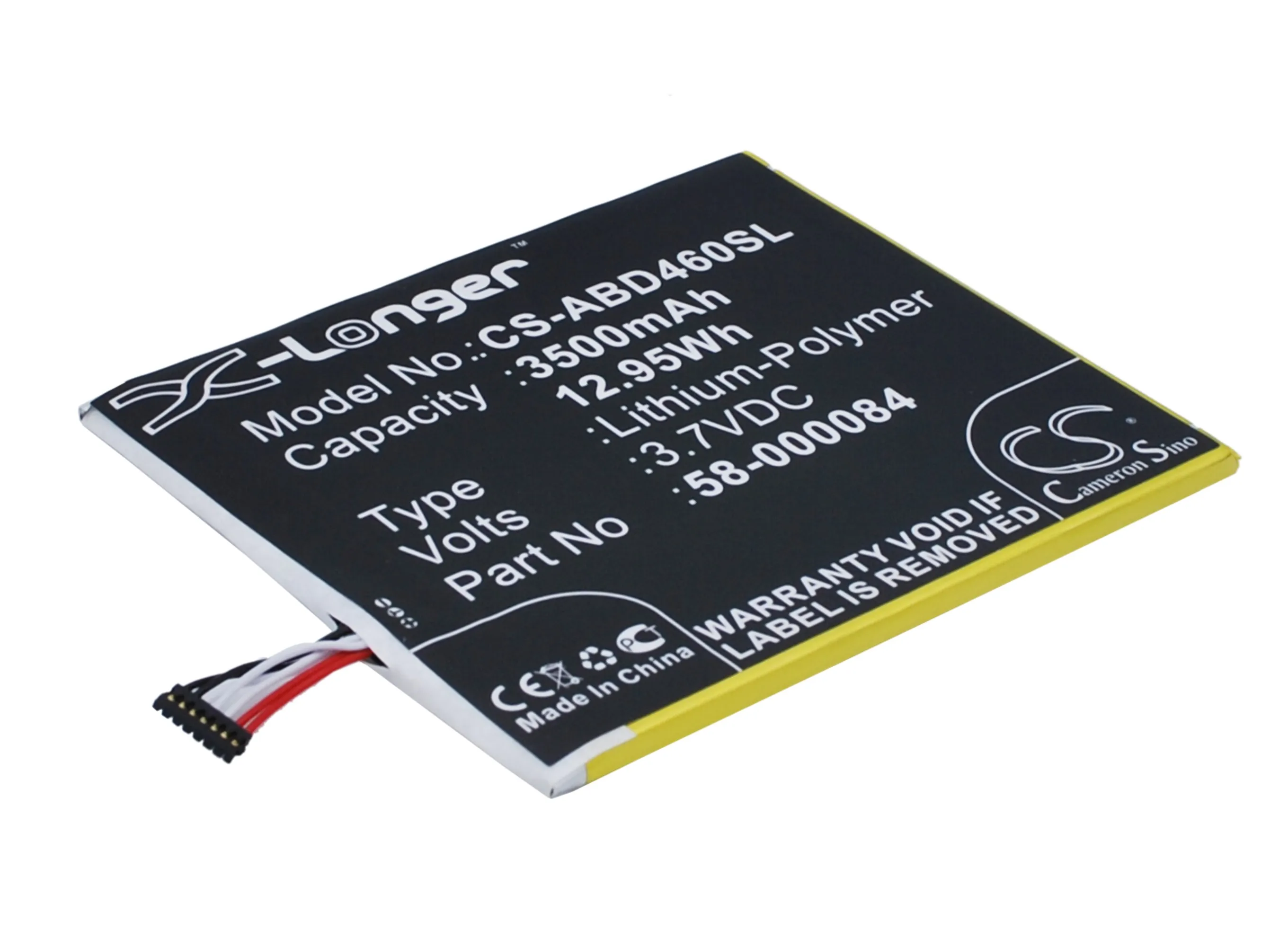 

CS 3500mAh/12.95Wh battery for Amazon B00IKPW0UA,B00IKPYKWG, Kindle Fire HD 7",SQ46CW 58-000084,MC-347993, ST08A