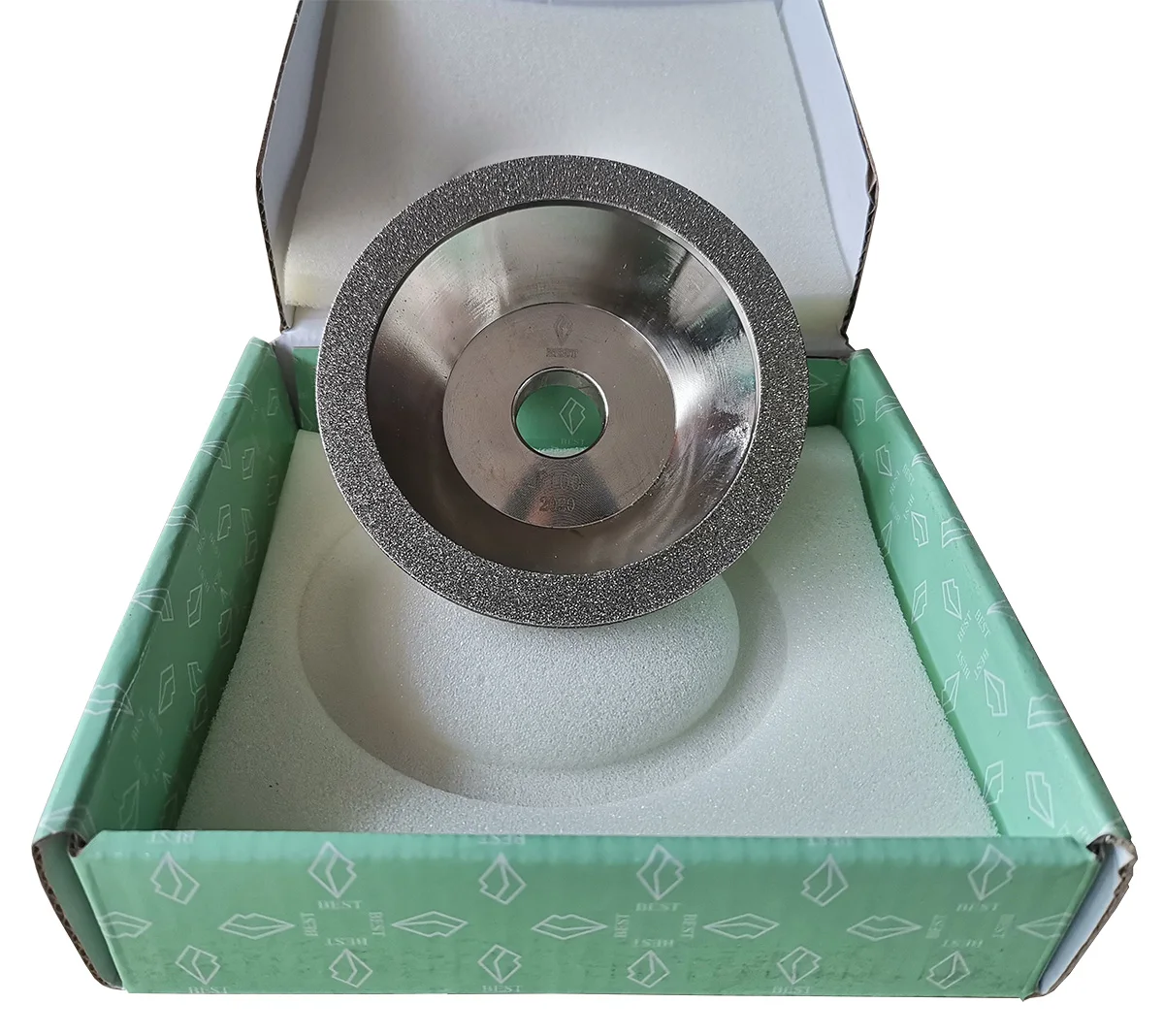 4Inch 100mm 180 Grit  Diamond Coated Concave Cup Shaped Grinding Wheel for Carbide Metal