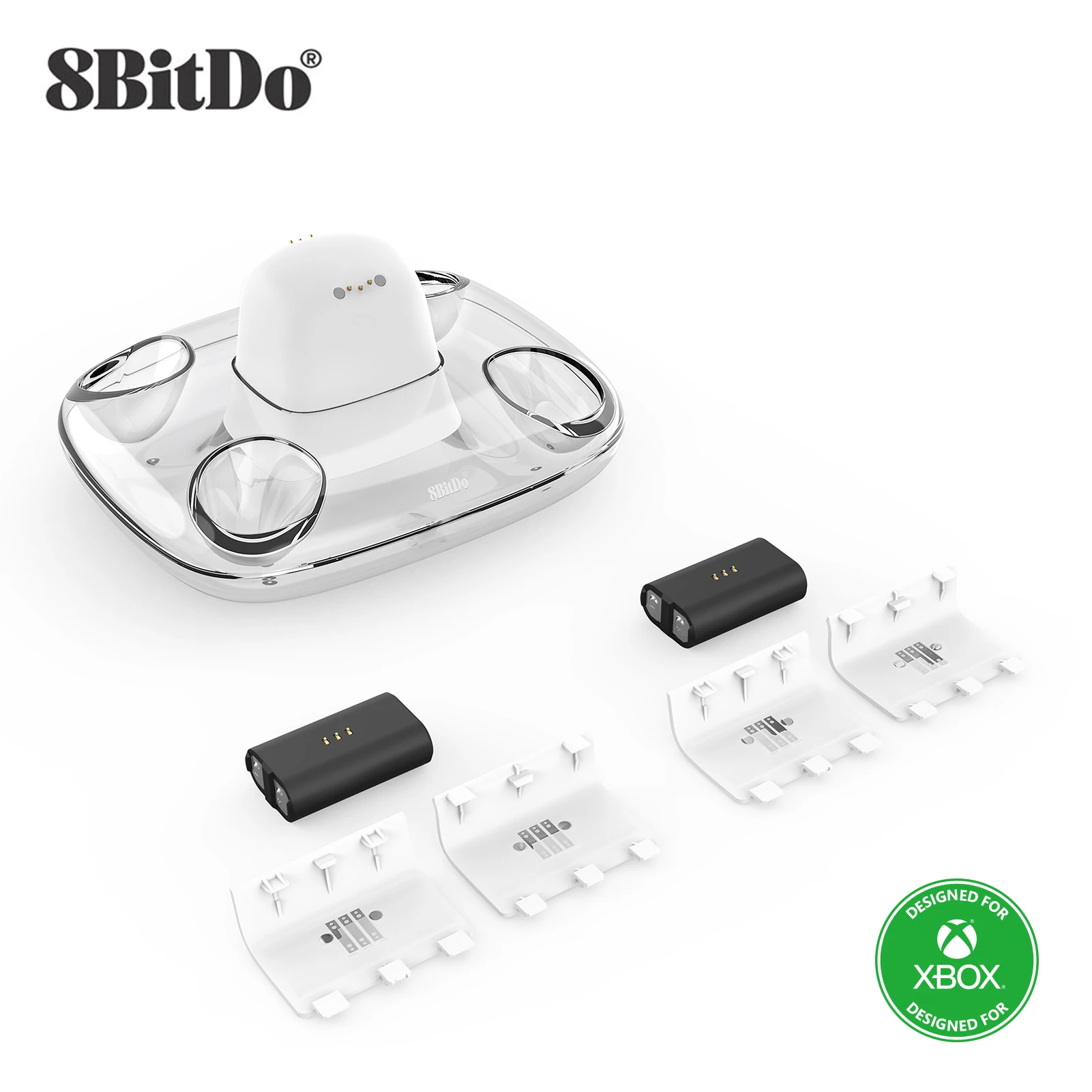 

8Bitdo Dual Charging Dock for Xbox Wireless Controller Charger Station with Magnetic Secure for Xbox Series X/S Xbox One Gamepad