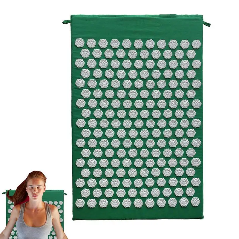

Портативная накидка для точечного массажа с подушкой для йоги