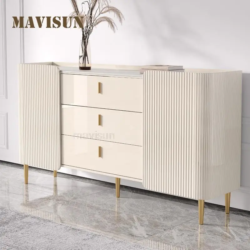 European Style Sideboard With Lid Drawer Cabinet Buffet Tabl