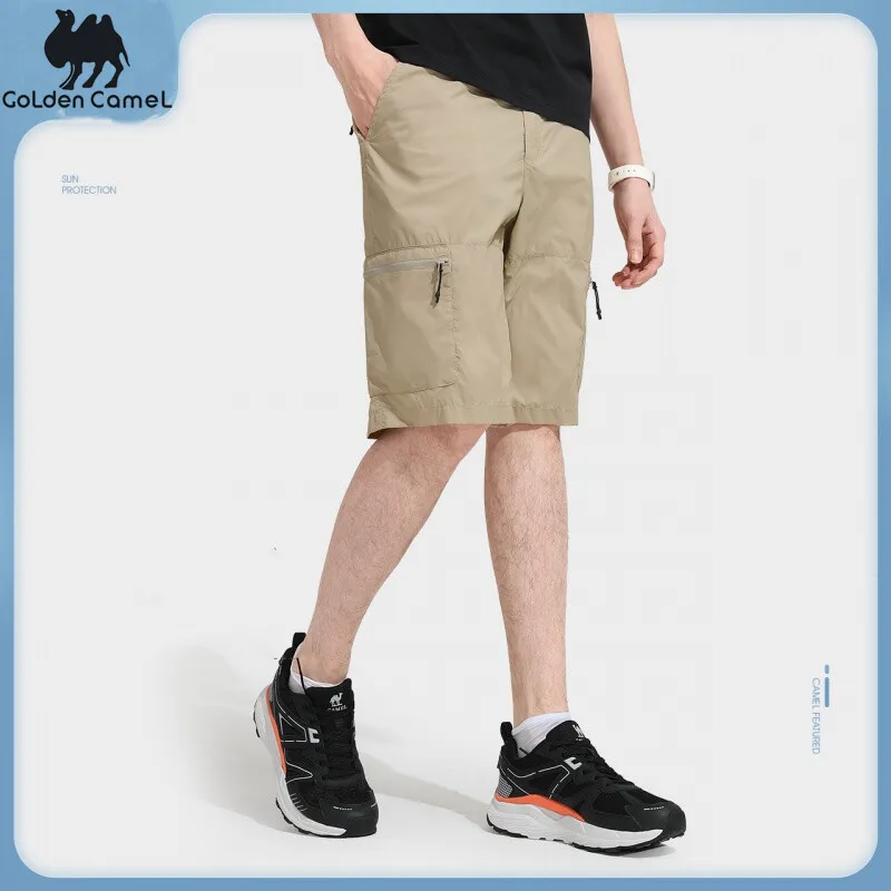 

Goldencamel Men's Shorts 2022 Summer Fishing Shorts Outdoor Tactical Short for Men Quick-dry Fashion Overall Hiking Pant Camping