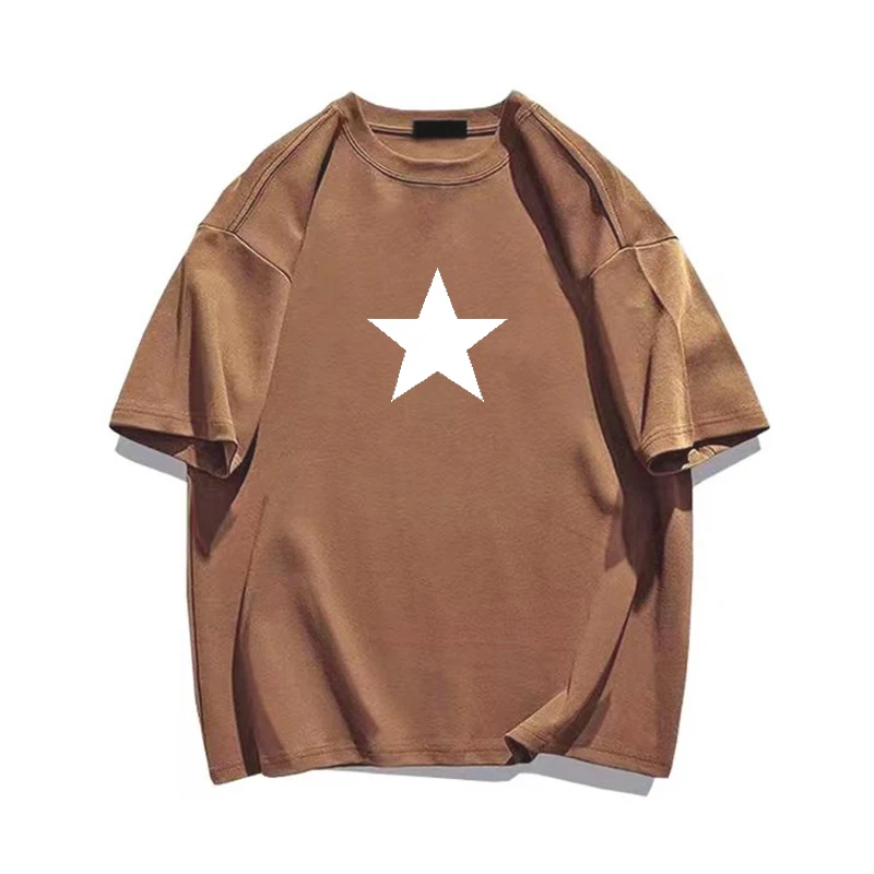 

Мужская и женская футболка с коротким рукавом, черная футболка с винтажным принтом, подчеркивающая индивидуальность, лето 2023