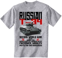 wwii russia soviet t 34 tank t shirt summer cotton short sleeve o neck mens t shirt new s 3xl