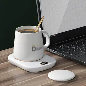 Coaster 55 ℃ Constant Temperature Heating Mug Cup Mat USB Smart Touch Heating for Drink Coffee Milk Tea Fast Heating Cup Mat