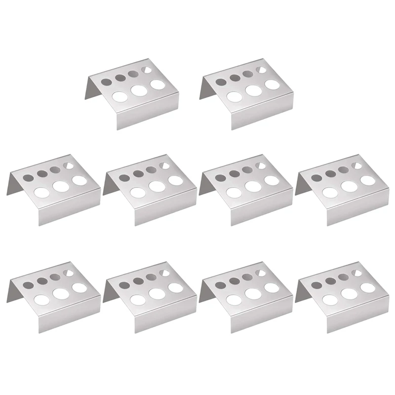 

Tattoo Ink Cup Holder,10Pcs 7 Holes Stainless Steel Tattoo Pigment Ink Cup Caps Holder Stand Pigment Cup Cap Container