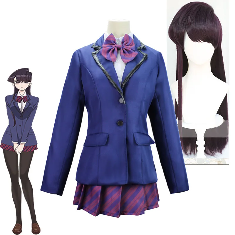 

Anime Komi Shoko Cosplay Schoolgirls' School Uniform Komi Can't Communicate Costume Unisex Cosplayer JK Uniform Skirts