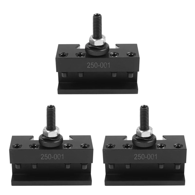 

3X 250-001 Cnc Lathe Tool Holder Quick Change Tool Post Cutter Holder Screw Kit