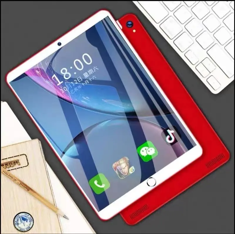 2023 High Quality Android 9.0 Tablet Screen 10.1 Inches 4G +64G WiFi Tablet Dual SIM  Bluetooth WiFi 4G Call Mobile Game Tablet