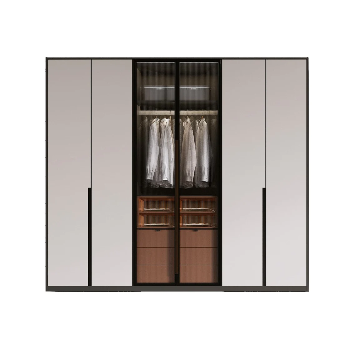 Изготовленные на заказ строительные Шкафы для спальни шкафы хранения гардероба