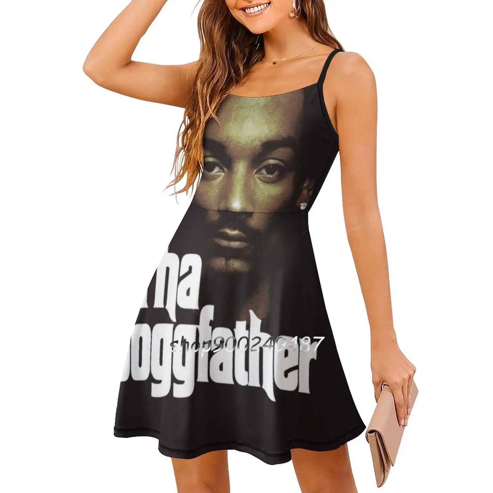 Tha Dogfather Sweetheart Knot Flared Dress Fashion Design Large Size Loose Dress Nizzle Doggystyle Chrismizzle (art.: 3920ca8bb81e7) - 3920ca8bb81e7