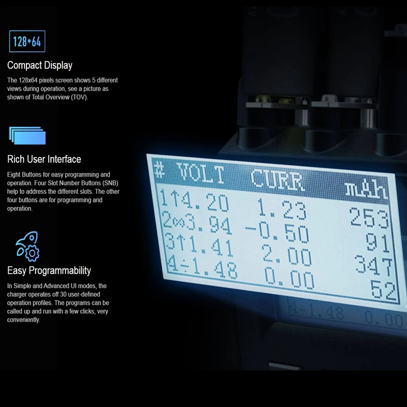 Kup Oryginalna ładowarka SKYRC MC3000 BT Inteligentna Aplikacja Sterowanie PC Multi-chemia Uniwersalny Ekran LED NiMH NiCd Li-ion LiFePO4 AAA