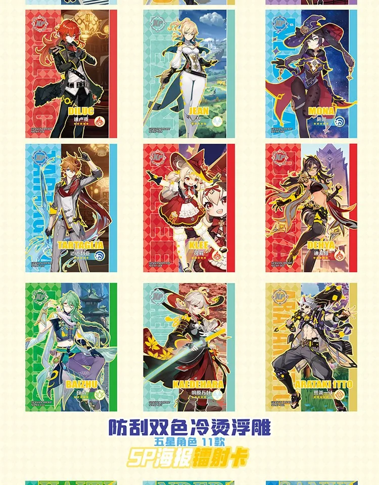 Рисунок 6 - Новые ударные карты Genshin Аниме