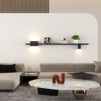 nordic long storage wall lamp simple modern background sconce lights for living room sofa bedside home decoration