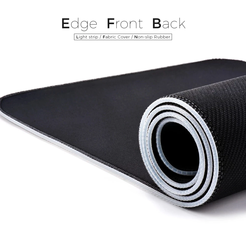 Gamer Mouse Pad Xxl Razer Pc Accessories Gaming Mousepad Rgb Deskmat Desk Protector Keyboard Mat Anime Backlight Mause Carpet