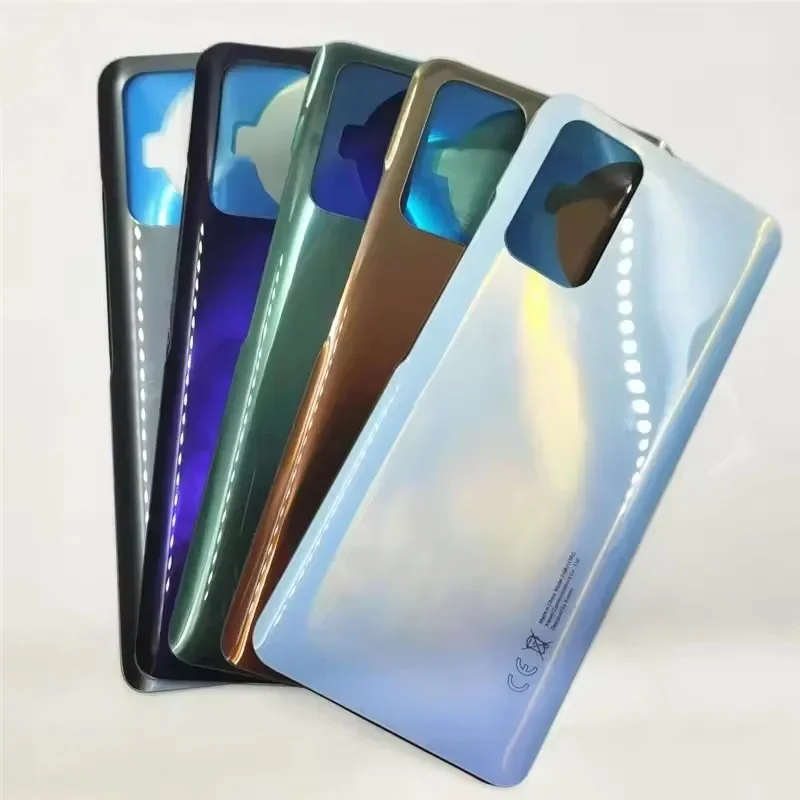 Фото Задняя стеклянная дверца BaNERYPAK для Xiaomi Redmi Note 10 Pro M2101K6I, задняя крышка батареи Note10 4G, корпус для замены. №4