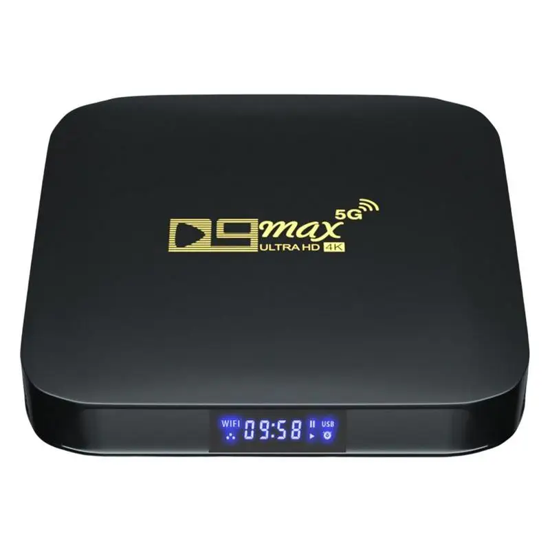 

2023 New Smart TV Box Android 12 D9max for 4K H.265 2.4G 5G WIFI 3D Video Media Player Set Wifi TV Box 16GB