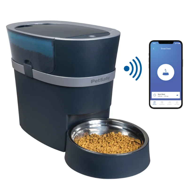 

Автоматическая кормушка для собак и кошек 2-го поколения PetSafe Smart Feed